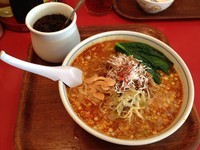 「担々麺 大盛り 中辛」@蘆山の写真