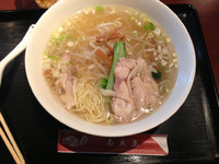 「鶏肉そば」@南天玉 新川店の写真