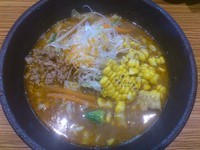 「熟成味噌らーめん￥750＋焼とうもろこし￥150＝￥900」@味噌蔵 麦の恵の写真