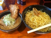 「特製つけ麺【950円】＋大盛り【100円】」@鵜の木堂の写真