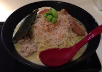 「冷やしえだまめ3SO(L･夏期限定)＋ごはん(S)」@RA-MEN 3SOの写真