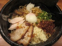 「鶏白湯まぜそば（８００円）」@三代目麺処 「まるは」極 船橋店の写真