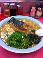 「バラ肉ラーメン 中盛り」@さんちん 柳沢店の写真