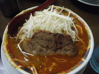 「辛唐麺750円」@まぐろラーメン 大門の写真