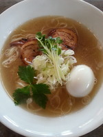 「味玉とりそば（塩）」@natural taste cafe analogの写真