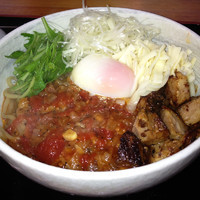 「(期間限定)温玉トマトまぜめん¥1150」@麺屋 奏楽の写真