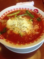 「らぁリゾセット+チーズ+替え玉」@太陽のトマト麺 護国寺支店の写真