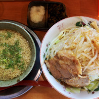 「火曜限定 二郎系つけ麺」@とんこつらーめん ひかりの写真