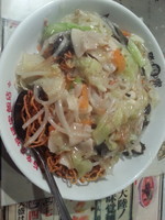 「五目かた焼きそば(大盛)810円」@陳麻家 高崎駅西口店の写真