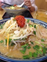 「赤玉Ｗ野菜味噌らーめん」@熟成味噌 丸超ラーメン 富山店の写真