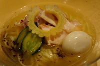 「冷やし鶏そば」@饗 くろ㐂の写真