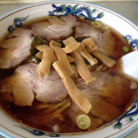 「チャーシュー麺太麺大盛」@丸長 宮原店の写真
