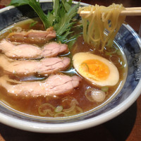 「地鶏らーめん」@八木屋の写真