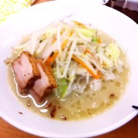 「鶏ぶたつけタンメン（850円）」@富白 御徒町本店の写真