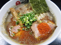 「最凶煮干しそば+鬼辛850円」@最凶煮干そば 獣煮使の写真