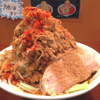 「カラミソ全マシ（ニンニクギョフンましまし）」@メガガンジャの写真