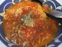 「特製トマトタンタンメン（700円）」@麺や 新のすけの写真