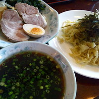 「正油つけ麺こってり ￥840」@青竹手打ちラーメン 桐生宿の写真
