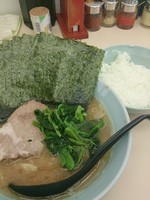 「ラーメン、海苔増し」@横浜家系ラーメン田中の写真