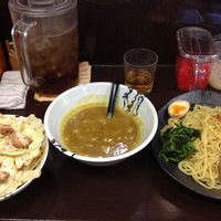 「カレーつけめん中盛＋キャベチャー」@麺屋 だいすけの写真