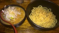 「辛味噌つけ麺（８９０円）野菜大盛・サービスご飯」@麺処 花田 神田店の写真