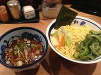 「鰹つけそば(大盛 無料) ¥650」@和風ラーメン 和鉄の写真