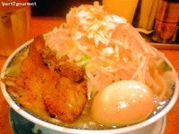 「ふじそば+味玉 (780円)」@雷神 角ふじの写真