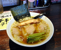 「手づくり肉厚ワンタン麺」@五代目らーめん処 まるは商店の写真
