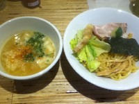 「鶏つけそば塩」@NOODLE STOCK 鶴おかの写真