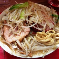 「ラーメン（ヤサイ，ニンニク）」@ラーメン二郎 三田本店の写真