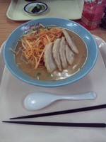 「ネギ味噌チャーシュー麺」@くるまやラーメン 東部湯の丸サービスエリア下り線店の写真