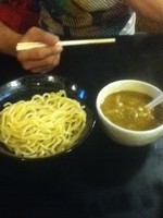 「鶏白湯つけ麺」@麺堂 稲葉の写真