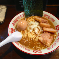 「大盛中華そば＋味玉＋肉増し＋和え玉」@中華ソバ 伊吹の写真