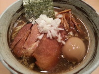 「冷やし煮干し中華そば（醤油）￥680」@麺味庵 和（NAGOMI）の写真