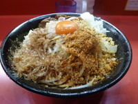 「まぜそば（カラメ以外全マシ）+タマネギＷ」@麺屋 桐龍の写真