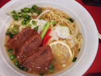 「牛骨白湯麺850円」@麺家 一番星の写真