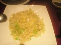 「たらば蟹レタスチャーハン(1260円)」@老知味斎中国菜 知味斎の写真