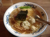「わんたん麺　８００円」@松波ラーメン店の写真