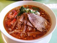 「山椒・酢・辣の香りラーメン （大盛り）」@四川乃華 南松本店の写真