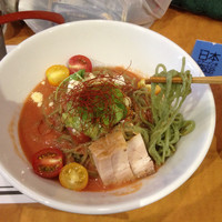 「夏野菜のガスパッチョ風冷し麺」@麺屋 翔 西新宿本店の写真
