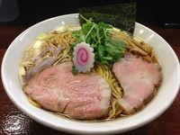 「サバ節醤油ラーメン（大盛り）」@らーめん 香澄 阿波座本店の写真