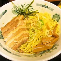 「汁なしラーメン　540円」@日高屋 北柏駅南口店の写真