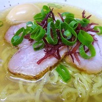 「牡蠣煮干塩ラーメン（限定）1000円」@麺屋 玲の写真