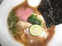 「煮干醤油soba　「800円」」@銀座 篝の写真