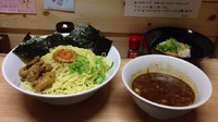 「限定☆カレーつけ麺＋手羽小めし(700円＋200円)」@えふくの写真