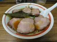 「焼豚麺:950円　中瓶ビール　500円」@青竹平打ち中華そば 麺壱吉兆の写真