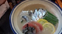 「限定　秋刀三（さんぞう）　秋刀魚＋白醤油　900円」@烈志笑魚油 麺香房 三くの写真
