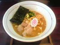 「鶏魚介らーめん」@麺屋まるの写真