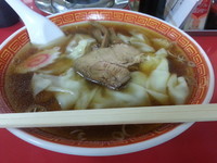 「ワンタンメン（４５０円）」@味の中華 十番の写真