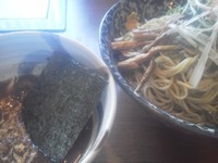 「冷やしつけ麺　醤油　￥820」@らーめん マル汁屋の写真